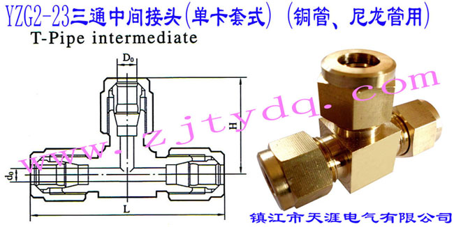 YZG2-23ͨg^(οʽ) (~)T-pipe Intermediate Connector